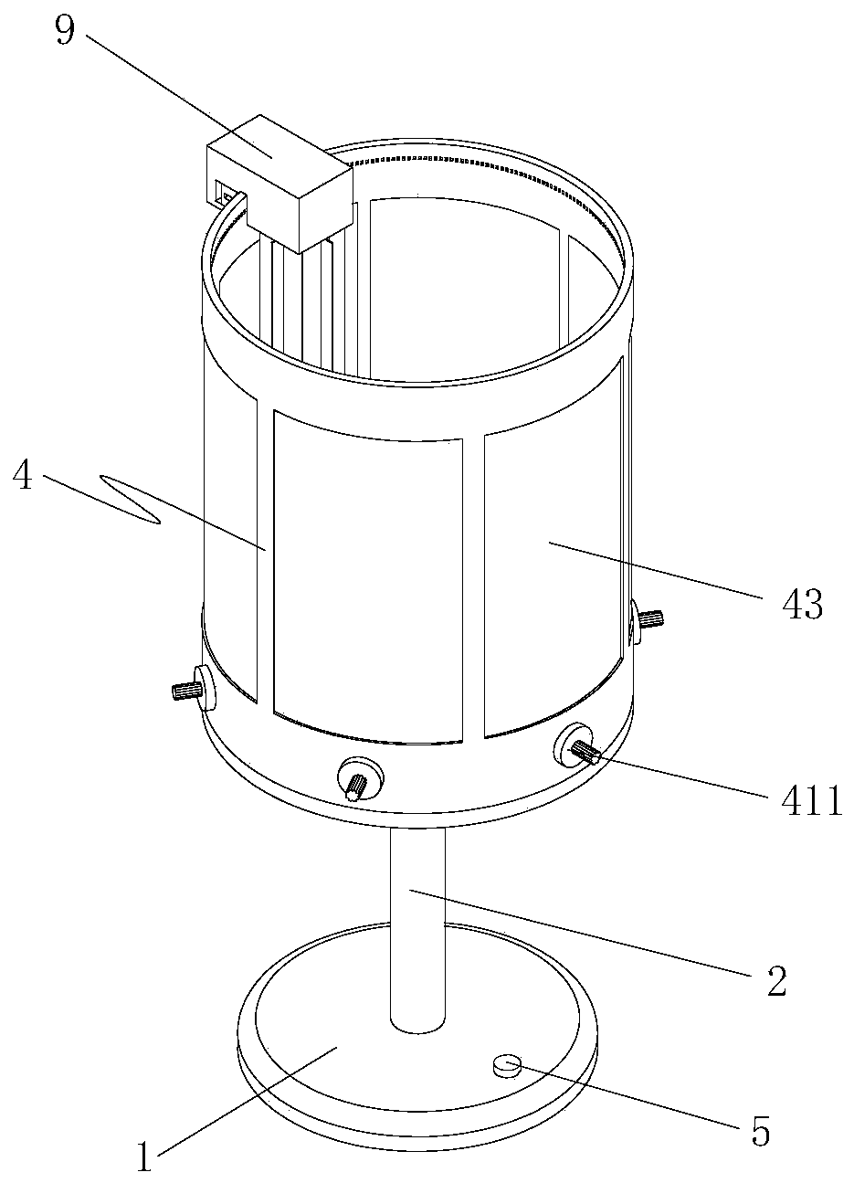 Rotatable shading table lamp