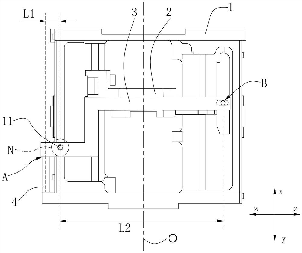 Camera shooting module, camera shooting device and electronic device