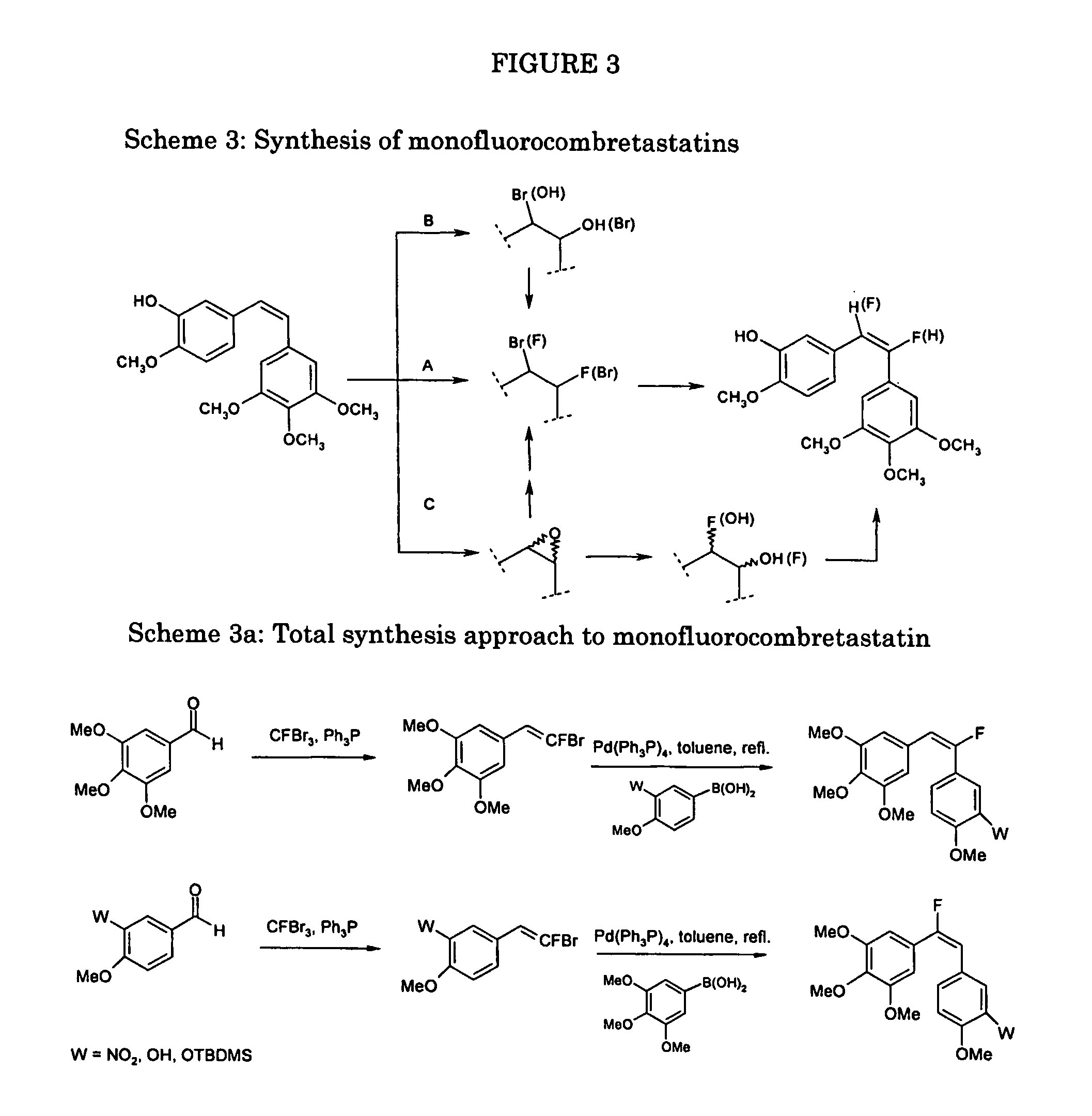 Fluorocombretastatin and derivatives thereof