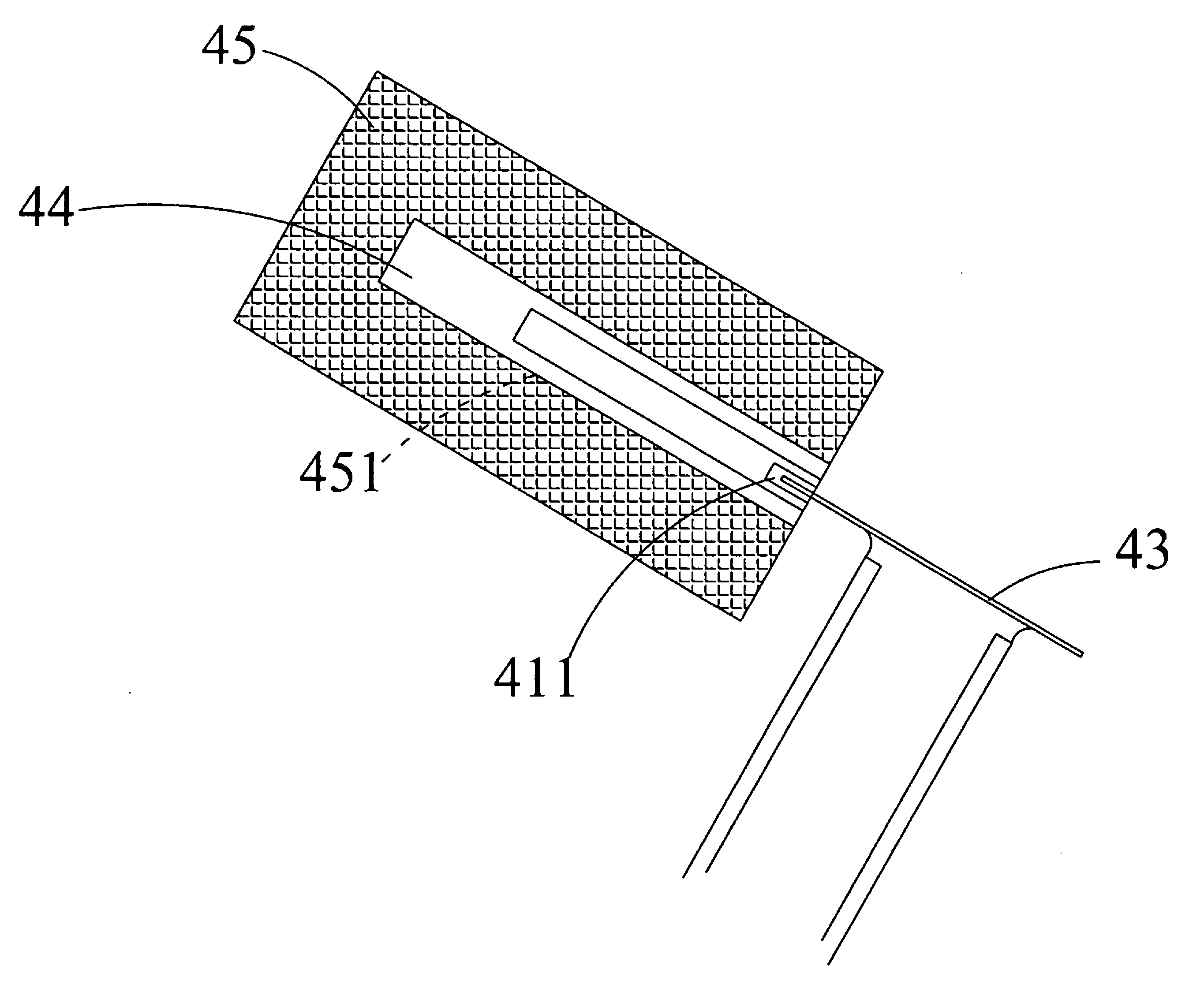 Nebulization apparatus with a packaging and fixing structure