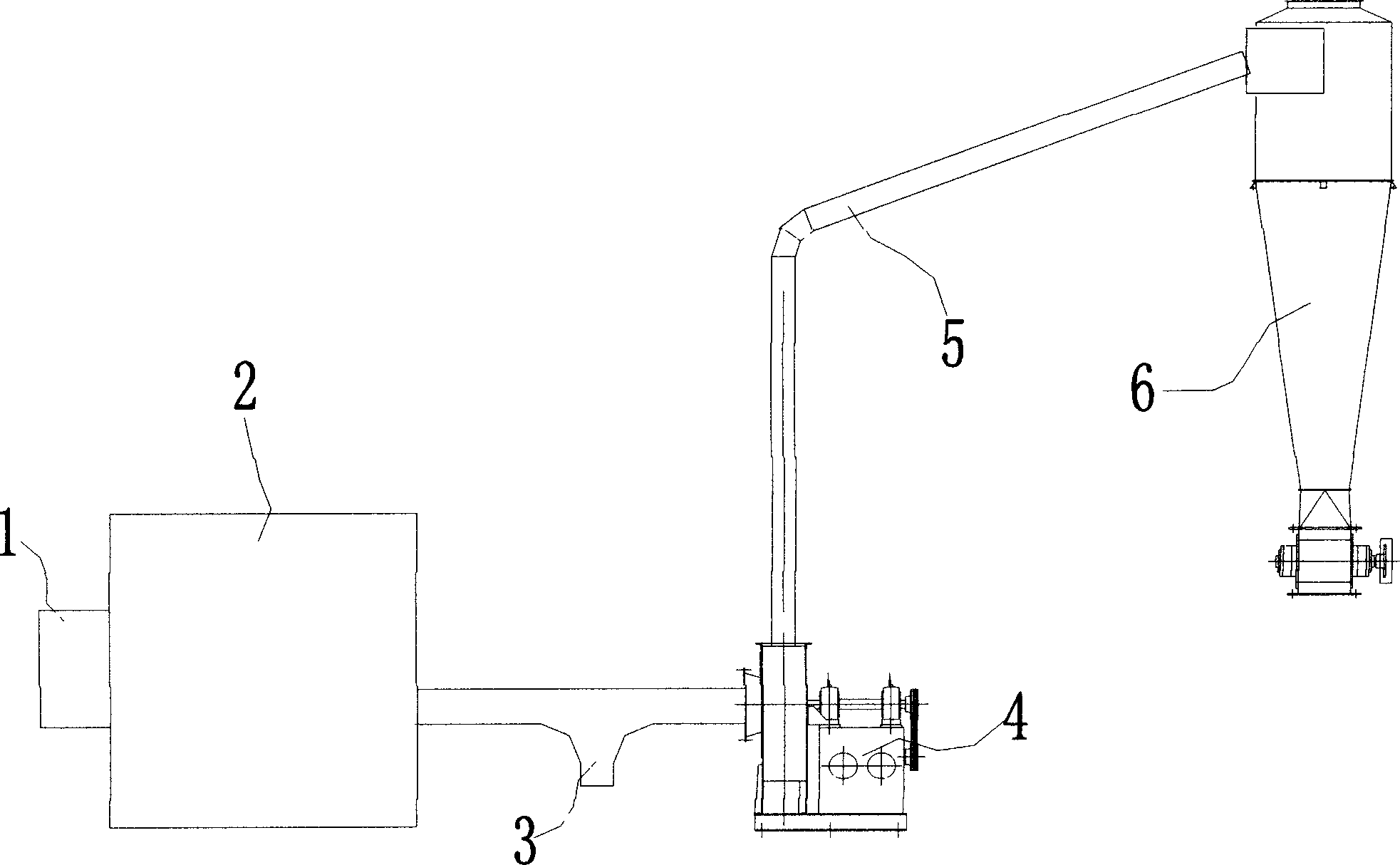 Method for continuously producing wood granular fuel