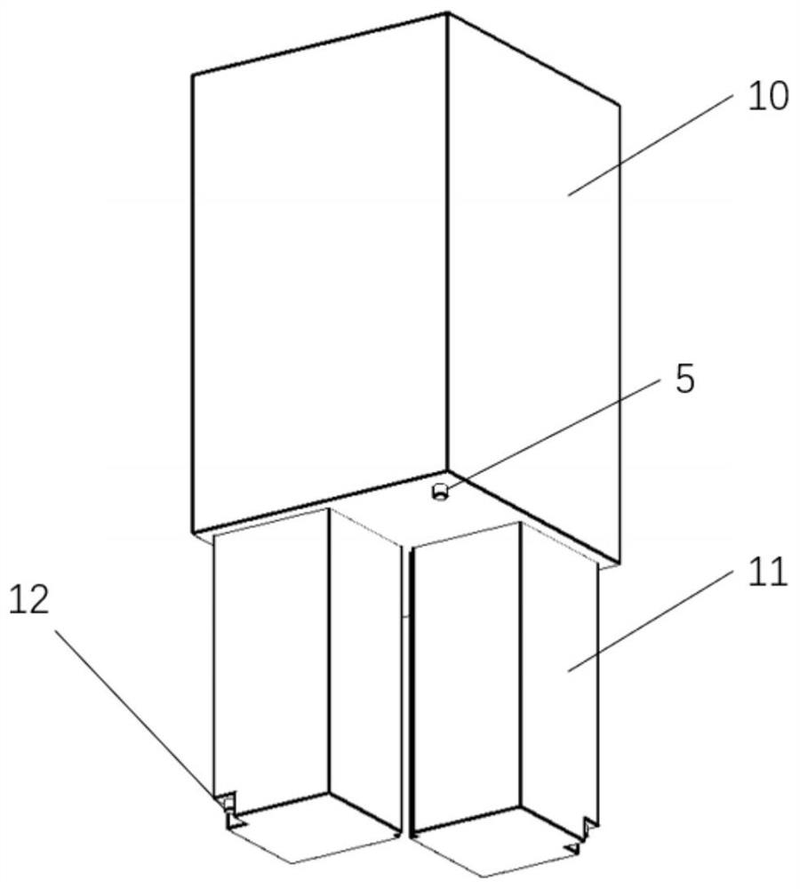 Hoop type steel reinforced concrete beam column dry type joint structure