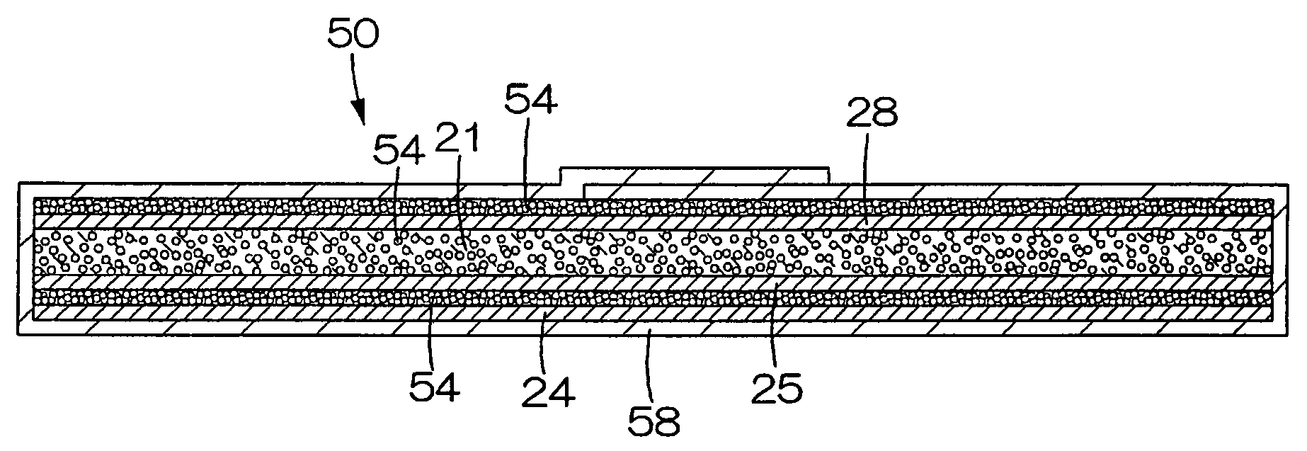 Apparatus For Producing Absorbing Material, Aborbing Material And Absorbent Article