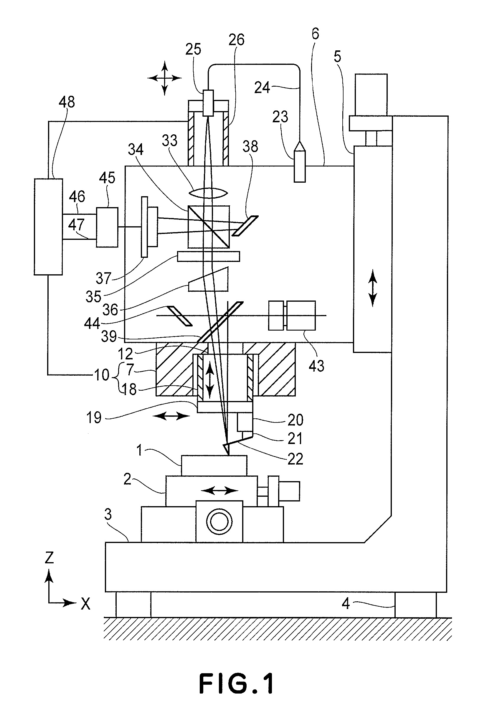 Atomic force microscope