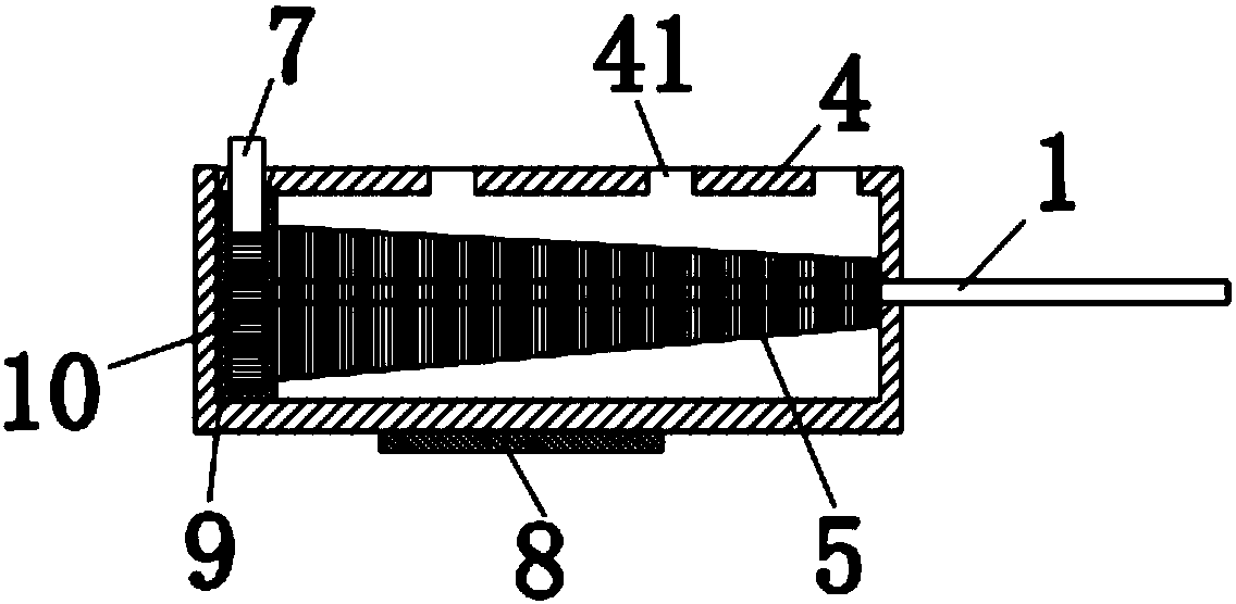 Handle with elastic component for wash towel