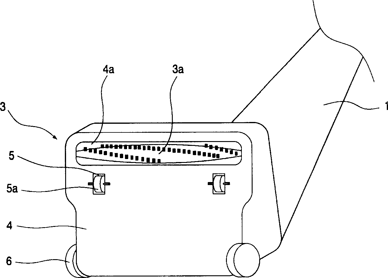 Direction conversion apparatus of vertical vacuum cleaner