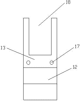 Mechanical connection block of hole shafts
