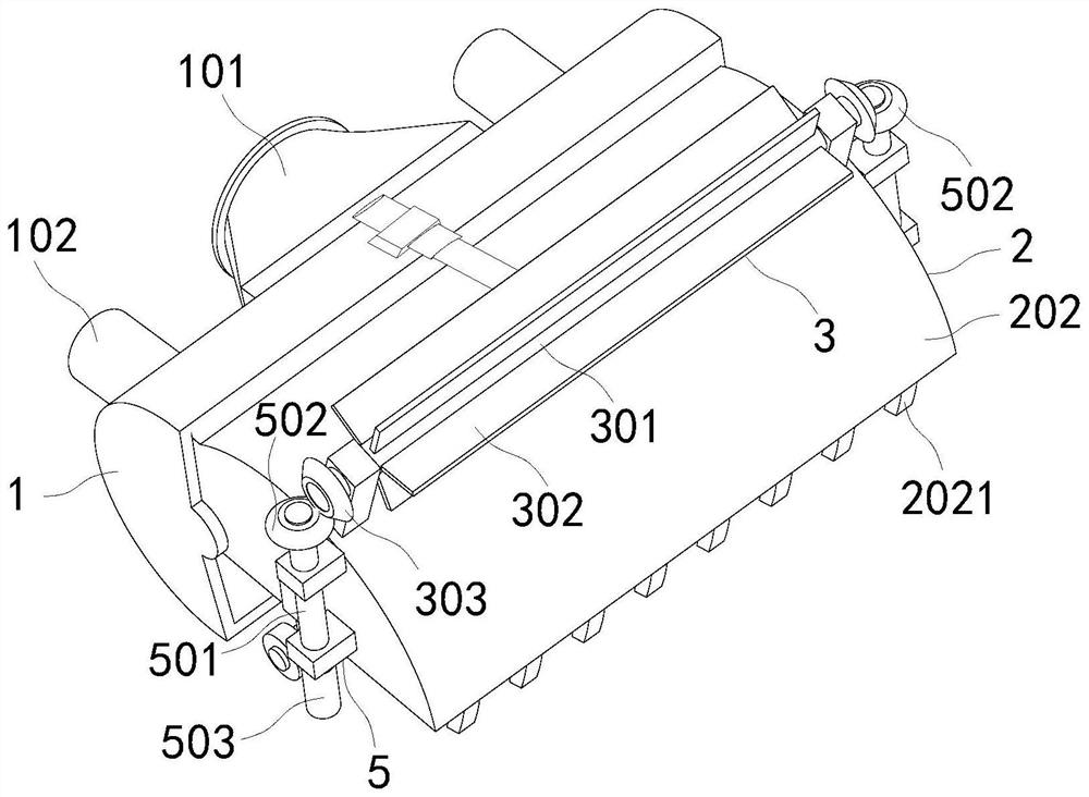 An adjustable river channel sediment removal device for drag suction boats