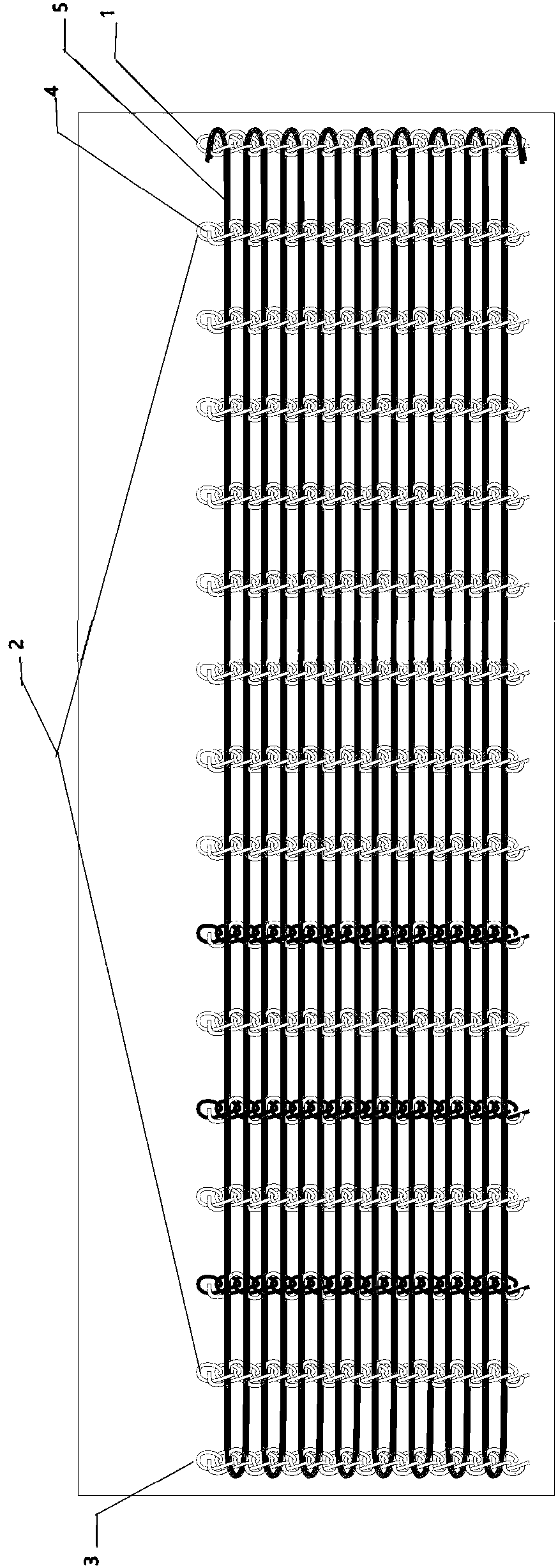 Waistband structure and underpant thereof