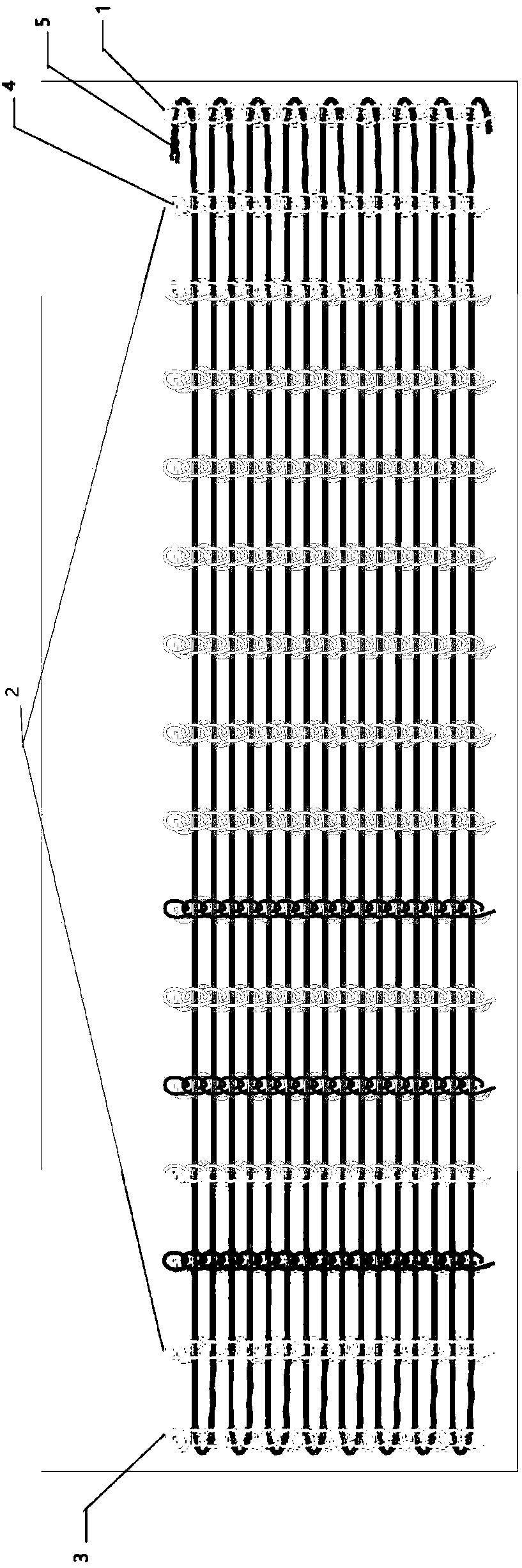 Waistband structure and underpant thereof