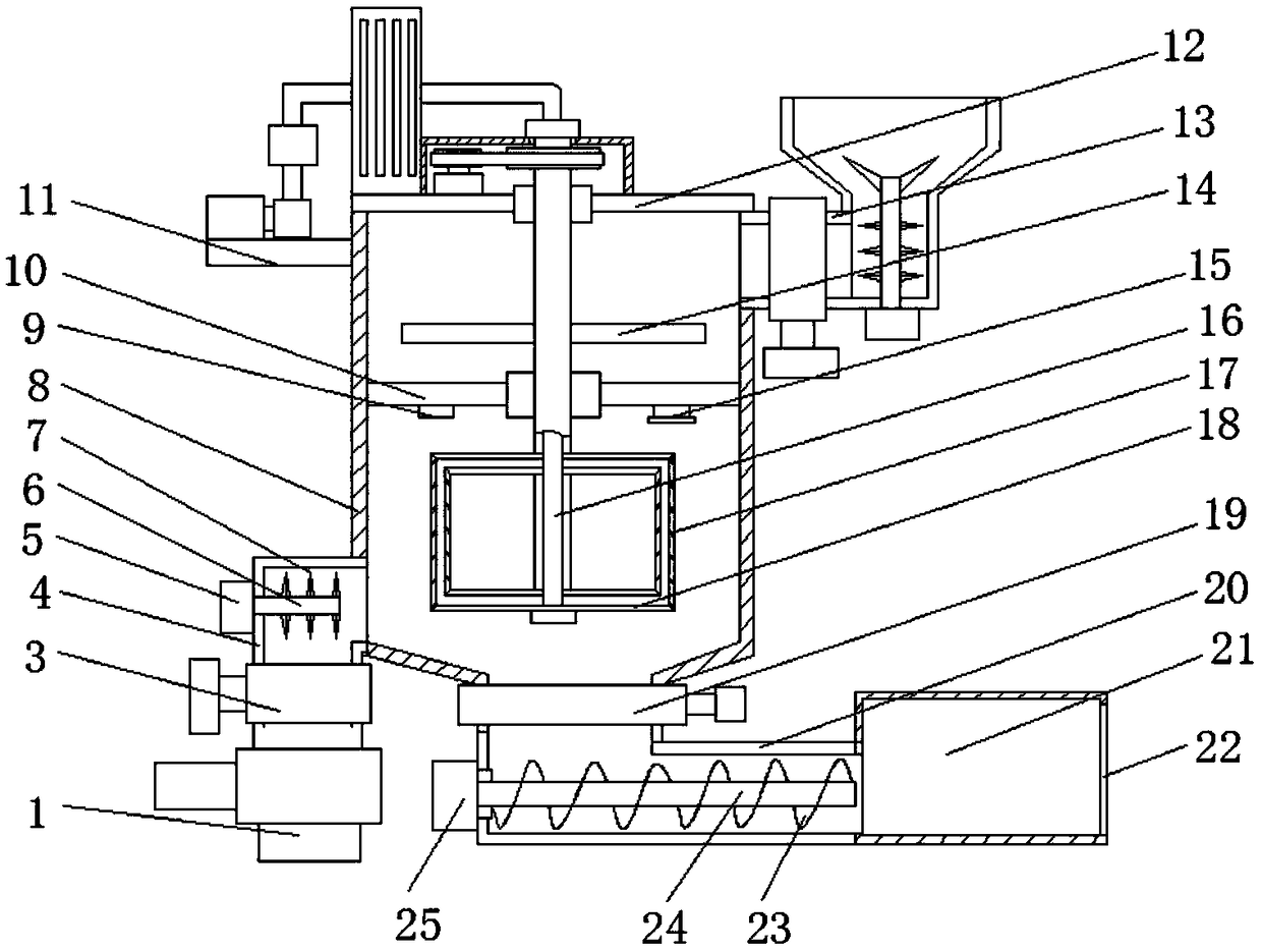 Anti-blockage sewage treatment device based on microorganism degradation