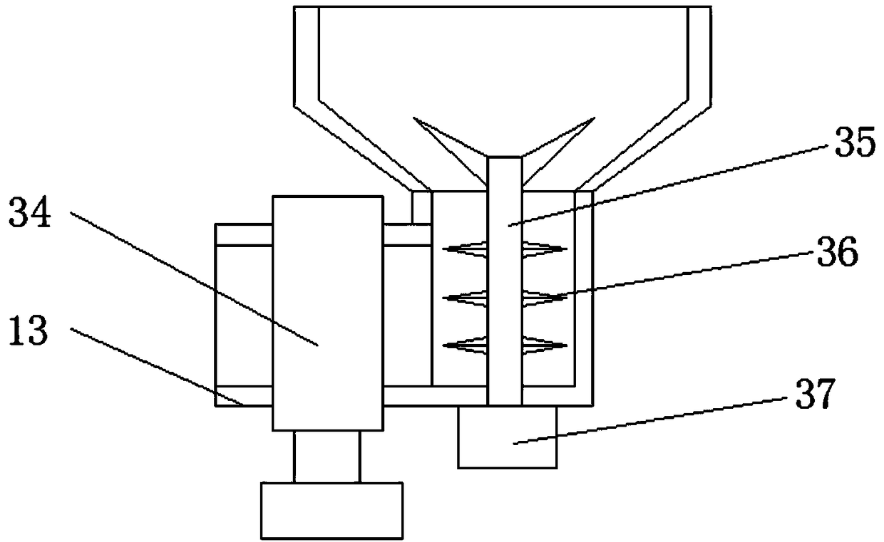 Anti-blockage sewage treatment device based on microorganism degradation