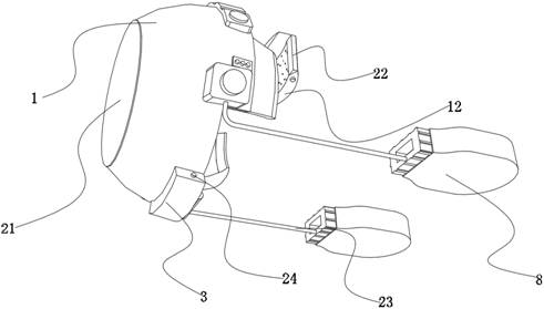 Pain relieving device for migraine patients