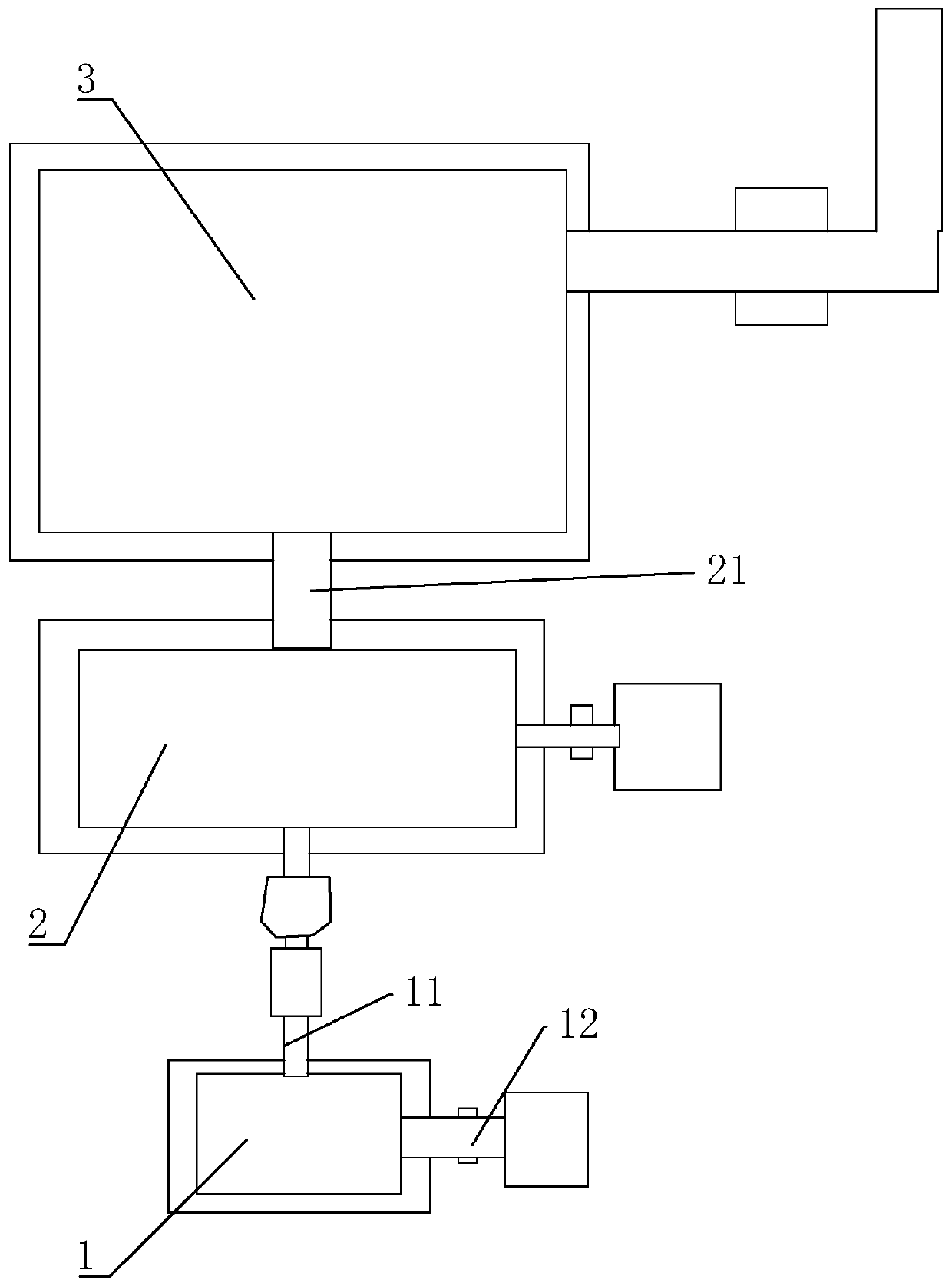 Waste gas treatment catalytic device