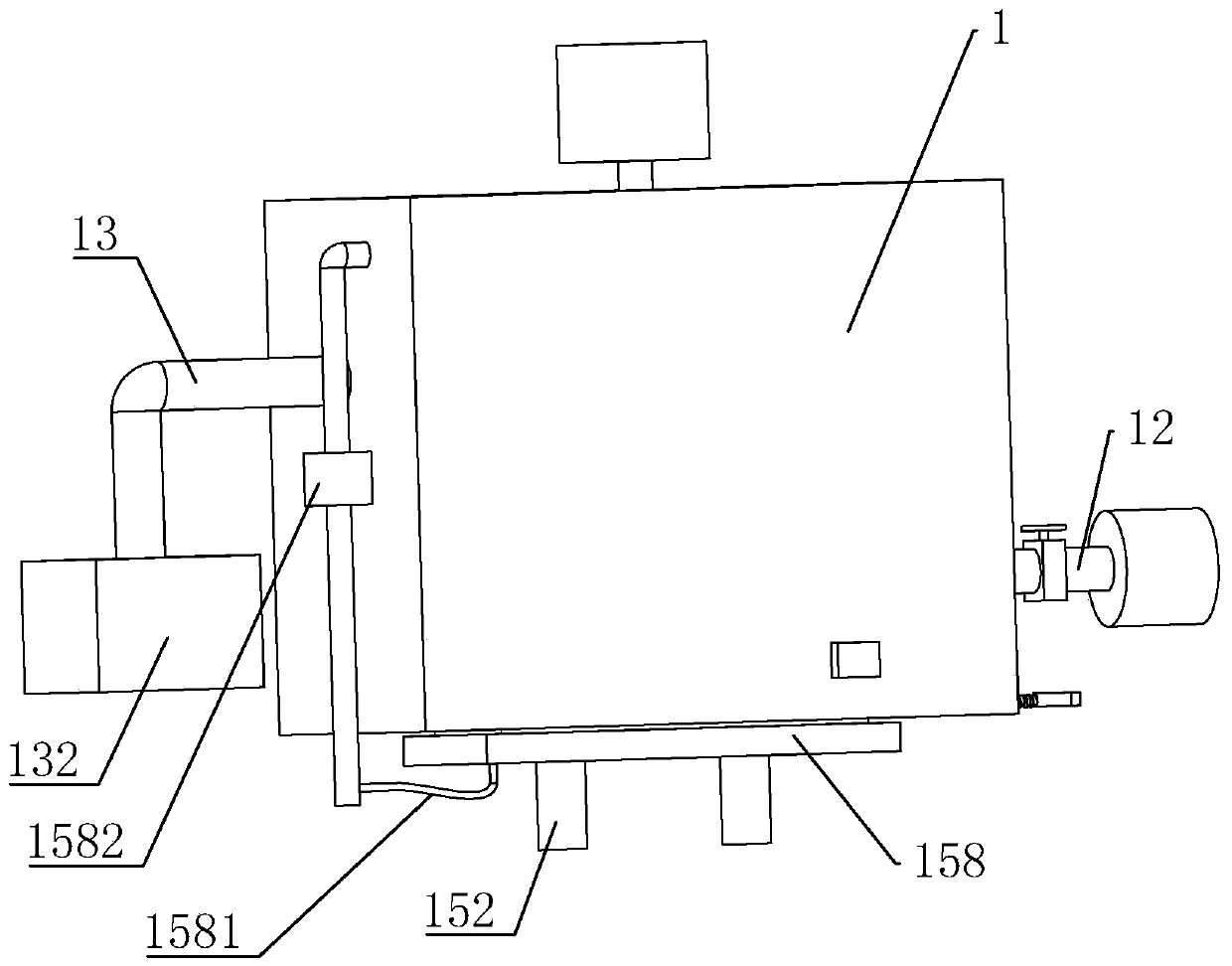 Waste gas treatment catalytic device