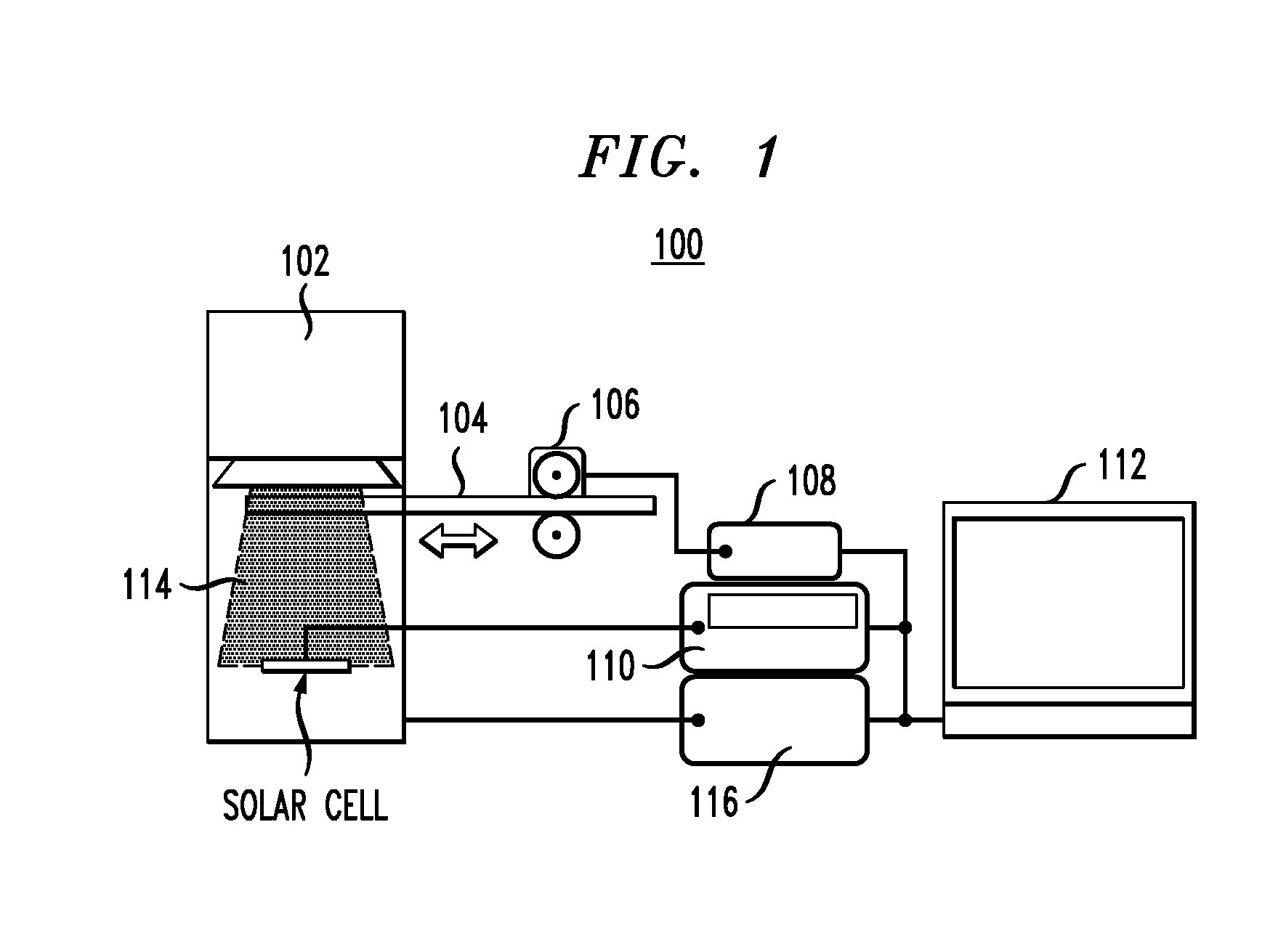 Solar Cell Characterization System with an Automated Continuous Neutral Density Filter