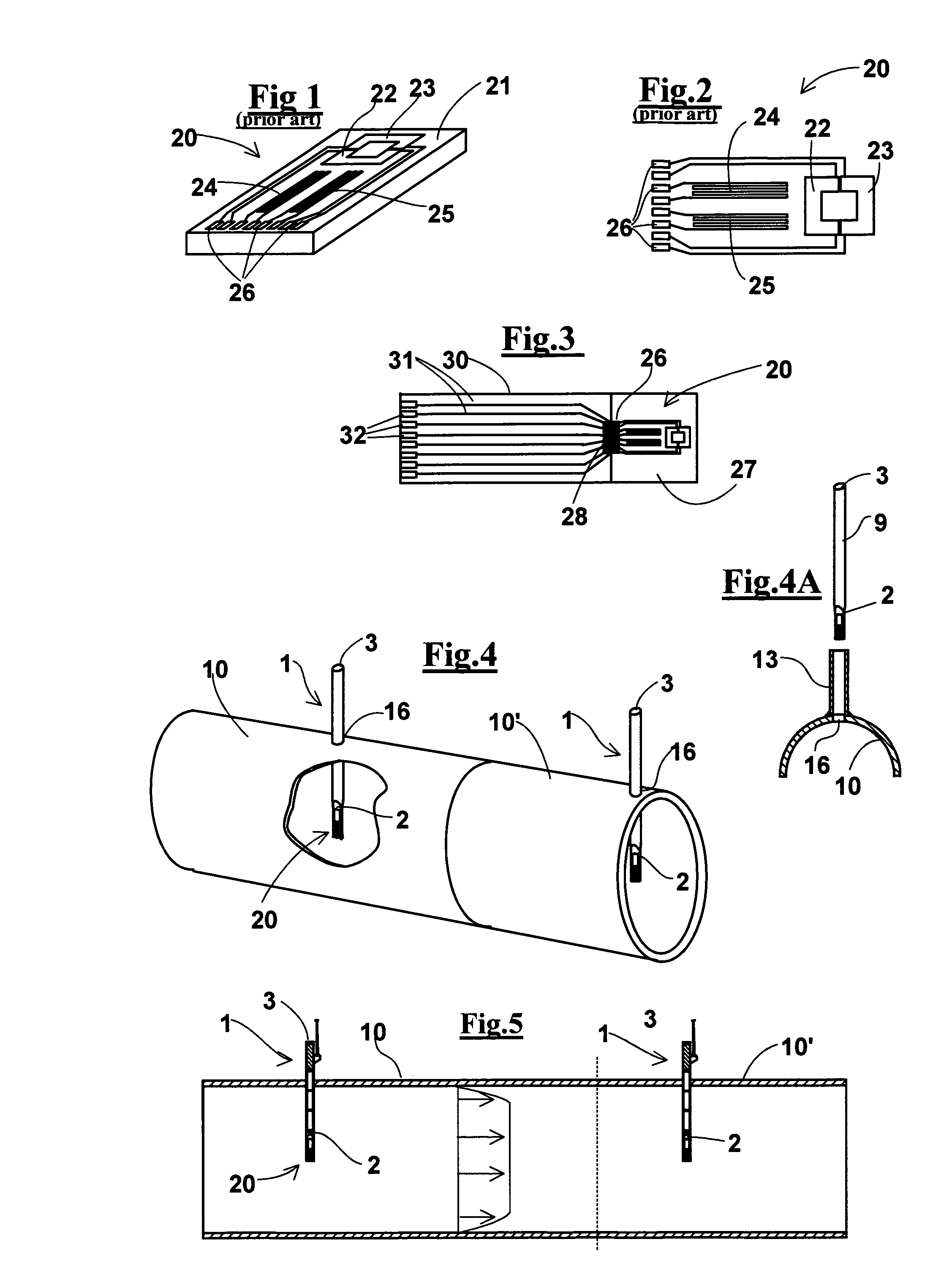 Flow rate sensor for water ducts and a method for measuring water flow