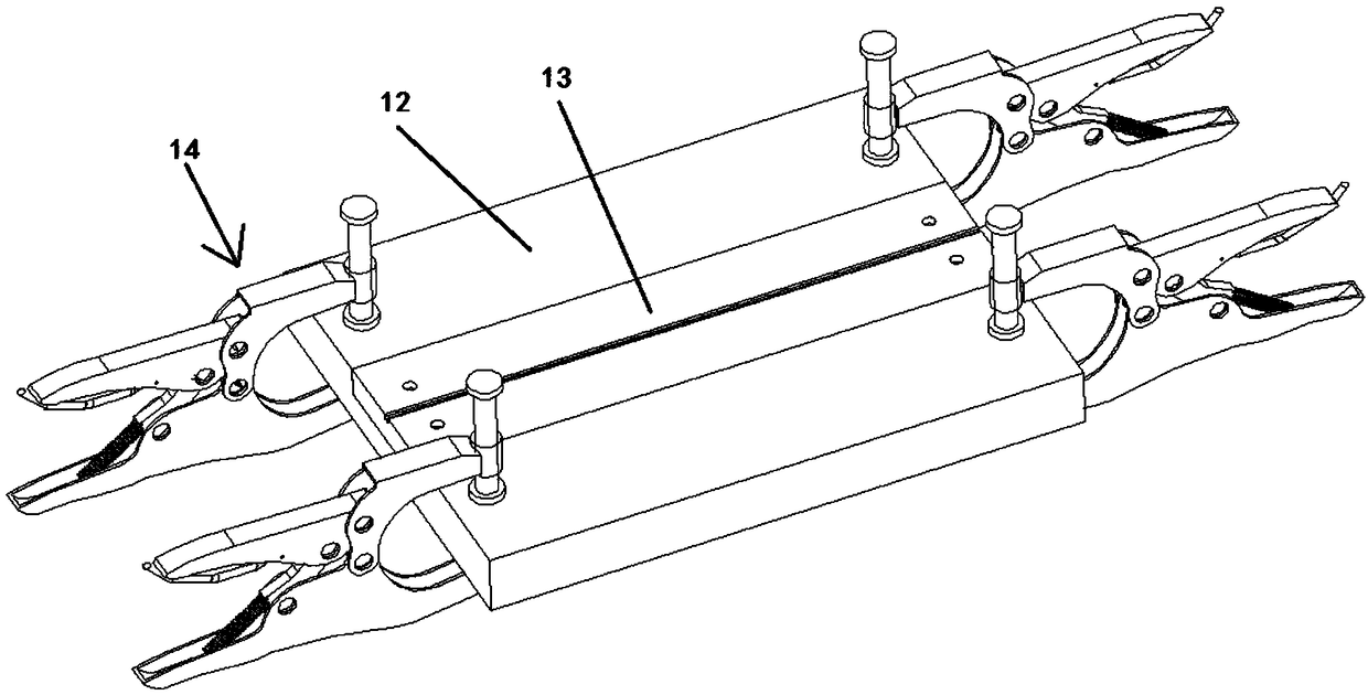 A special fixture for welding test plate