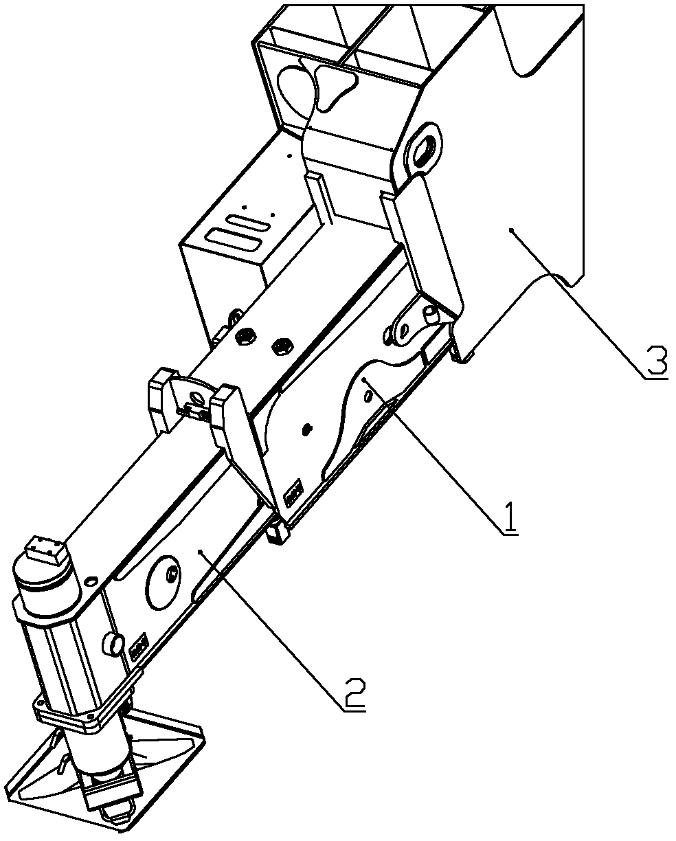 Crane support leg, support leg hydraulic system and crane
