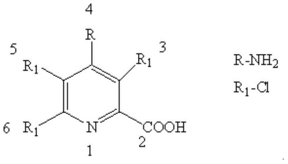 Preparation method of 3,4,5,6-tetrachloropyridine-2-carboxylic acid