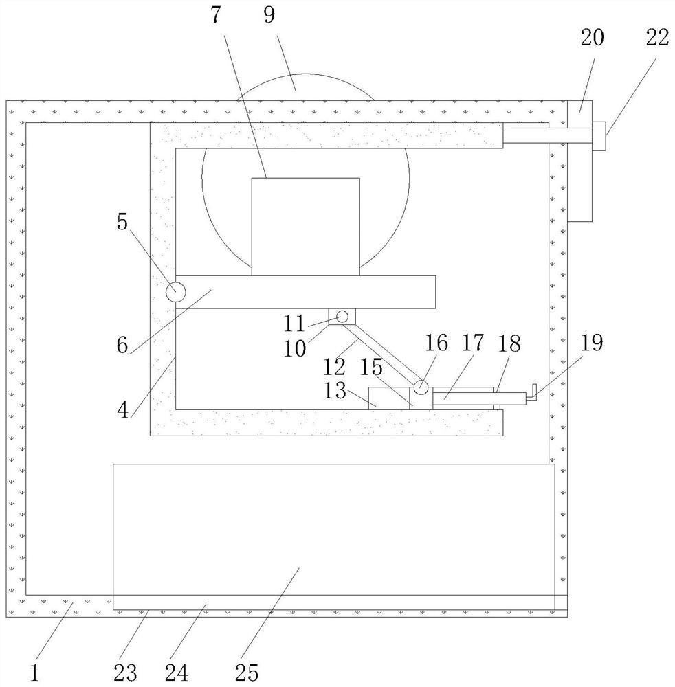 Novel wood board cutting machine capable of recycling waste