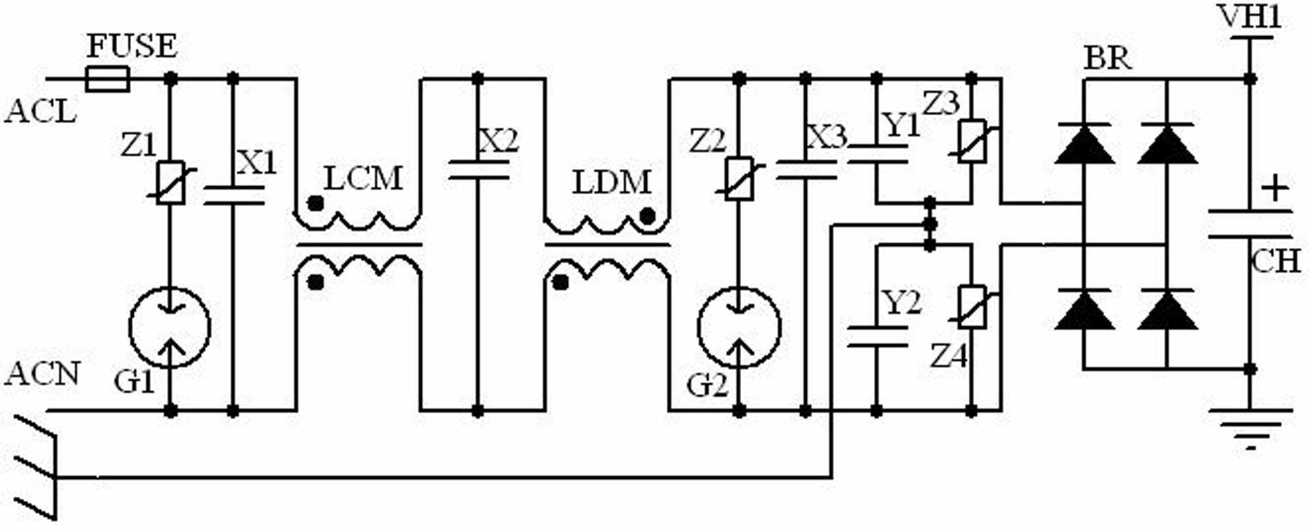Self-protective variable frequency modulation ICP (Inductively Coupled Plasma) ballast