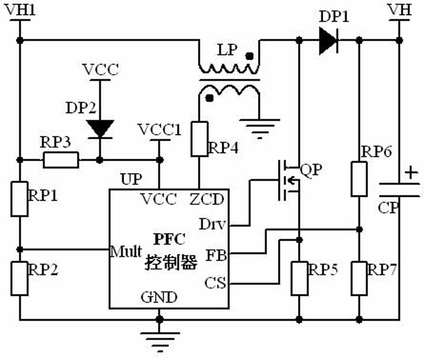 Self-protective variable frequency modulation ICP (Inductively Coupled Plasma) ballast