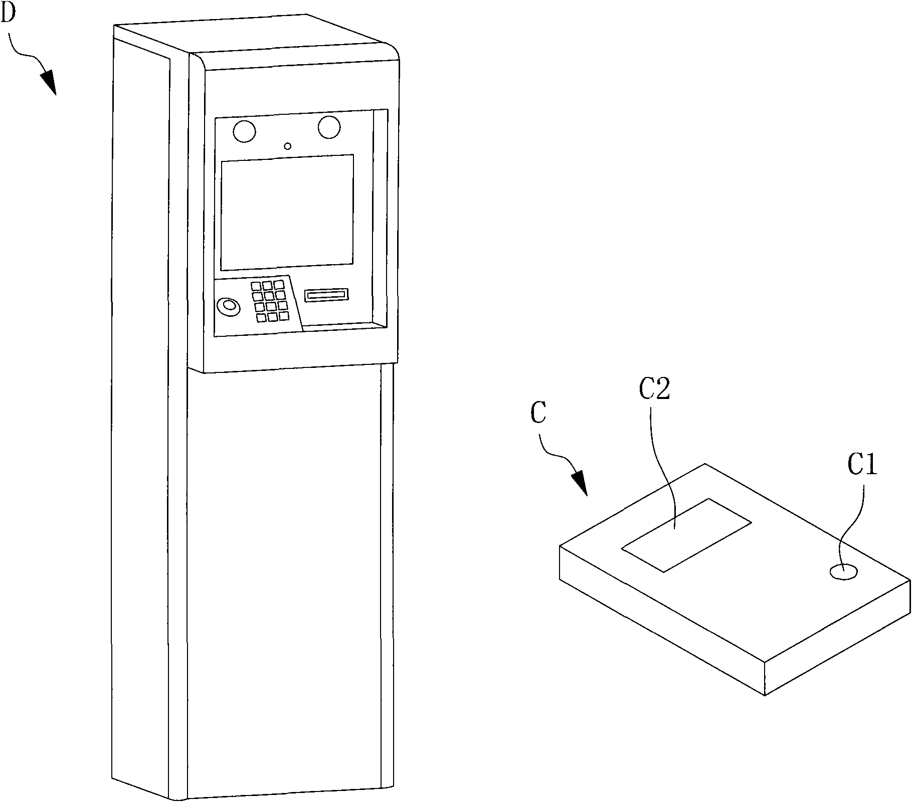 Automatic card dispenser and automatic card sending method thereof