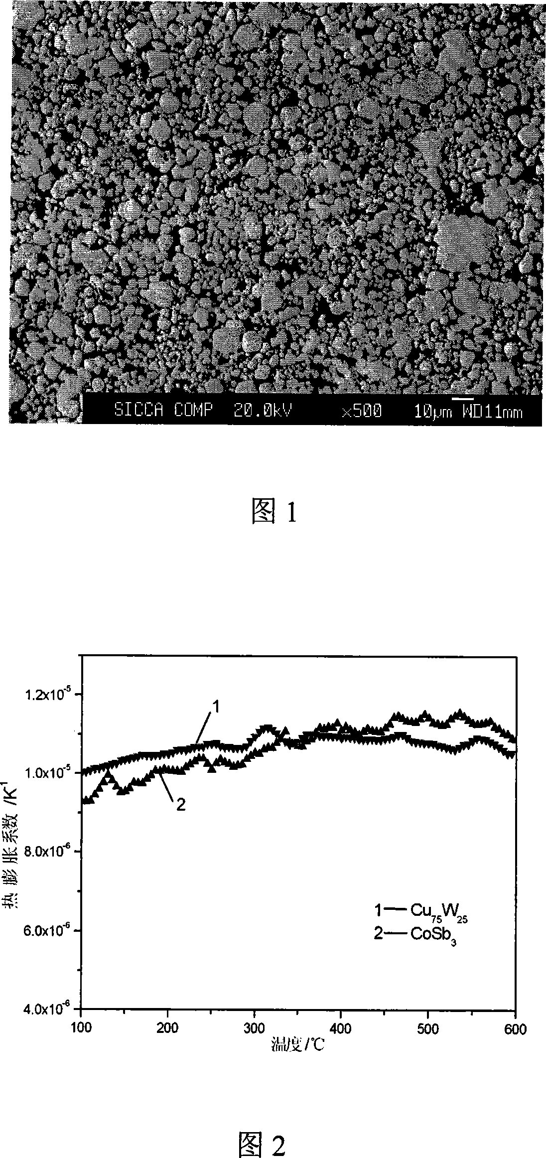 Alloy pole for cobalt antimonides-based thermal electrical part and part making method