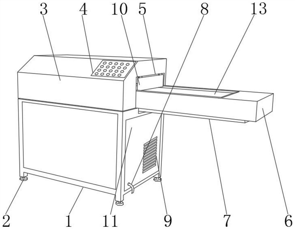 Drying device for food processing