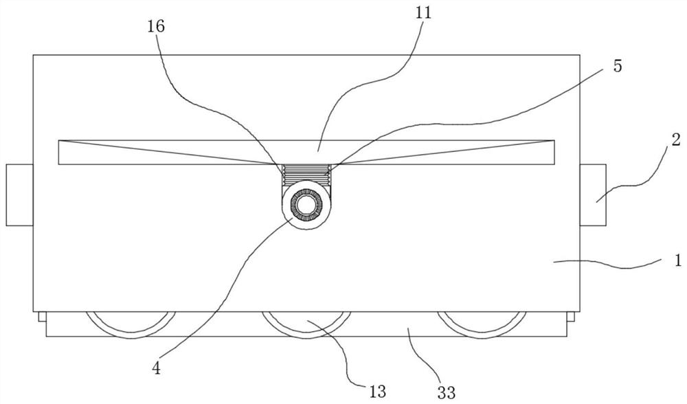 Base layer laying device for road engineering