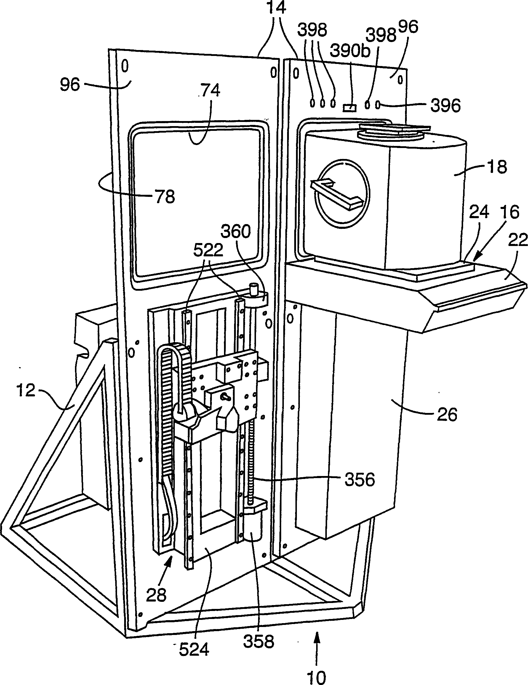 Pod load interface equipment adapted for implementation in a fims system