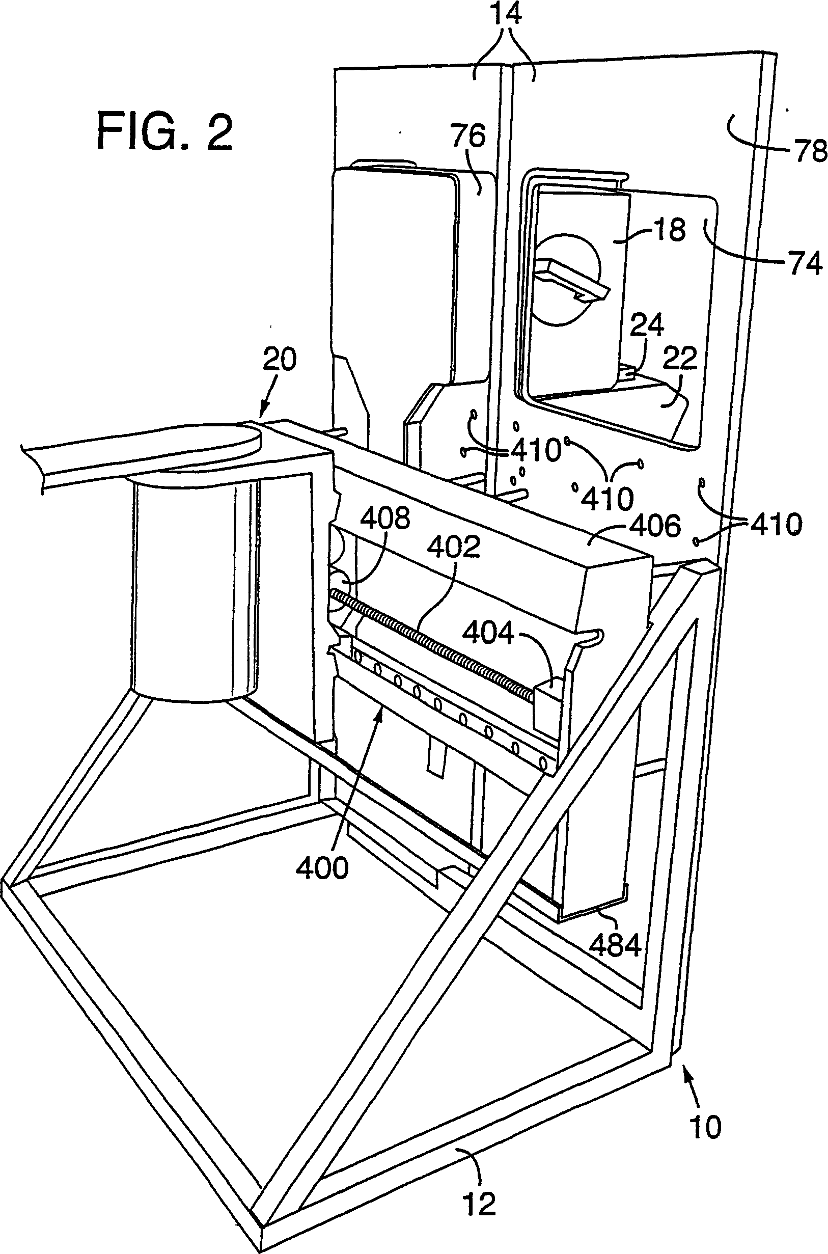 Pod load interface equipment adapted for implementation in a fims system