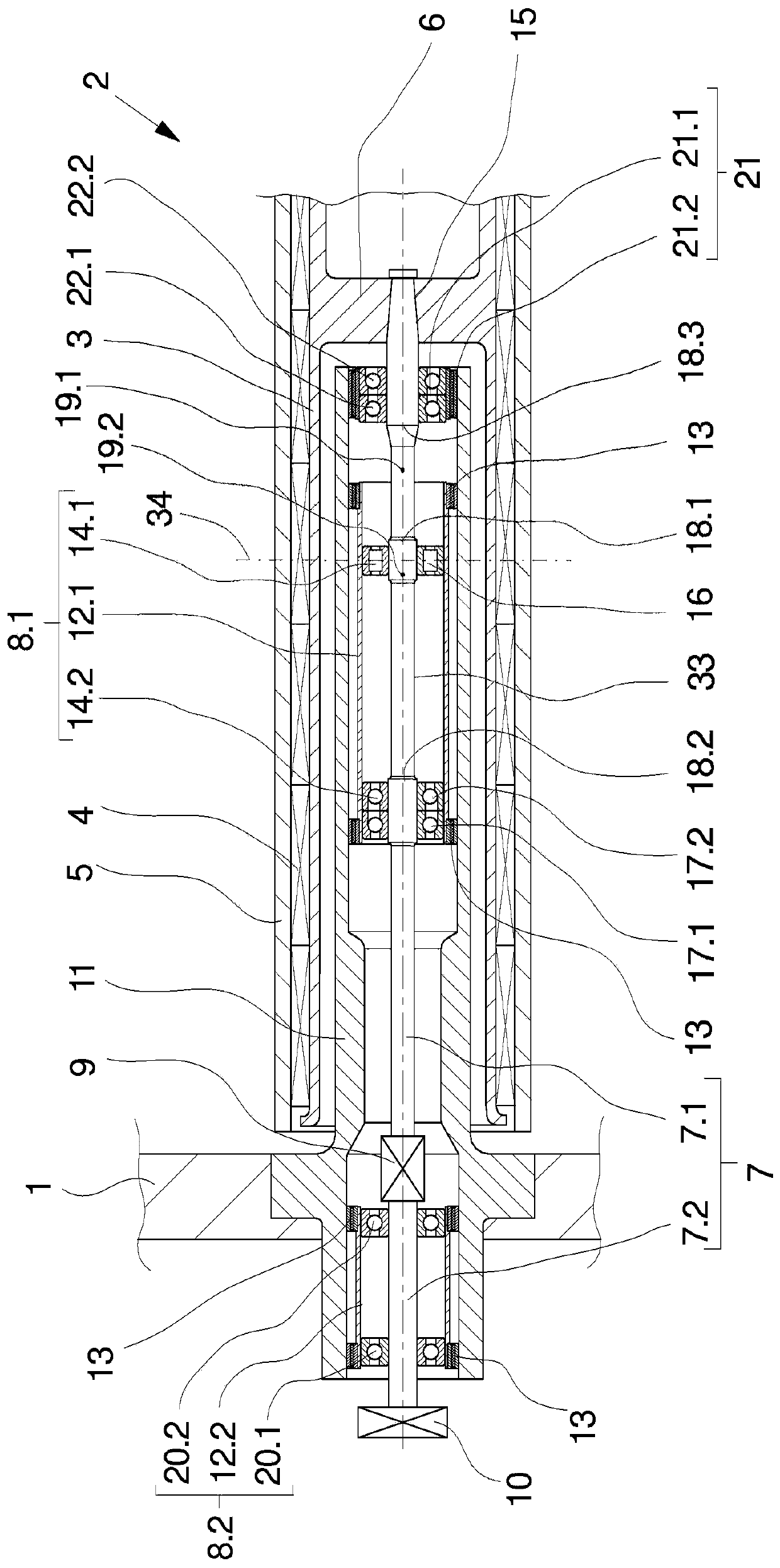 winding spindle