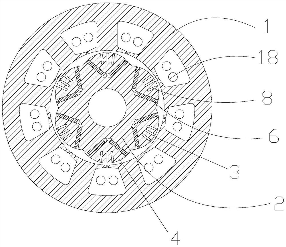 Stator and permanent magnet motor