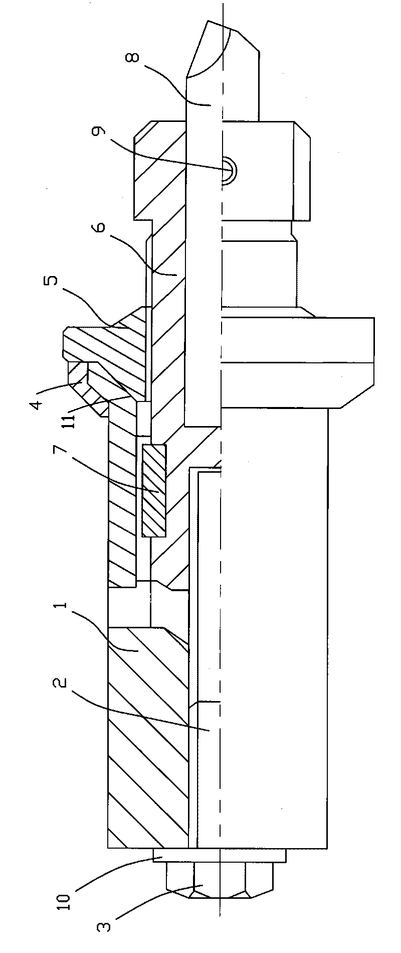 Fine tuning finish-boring cutter