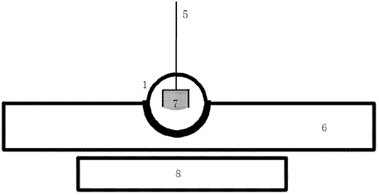 PCR (Polymerase Chain Reaction) device based on low-melting-point metal liquid drop and implantation method of PCR device