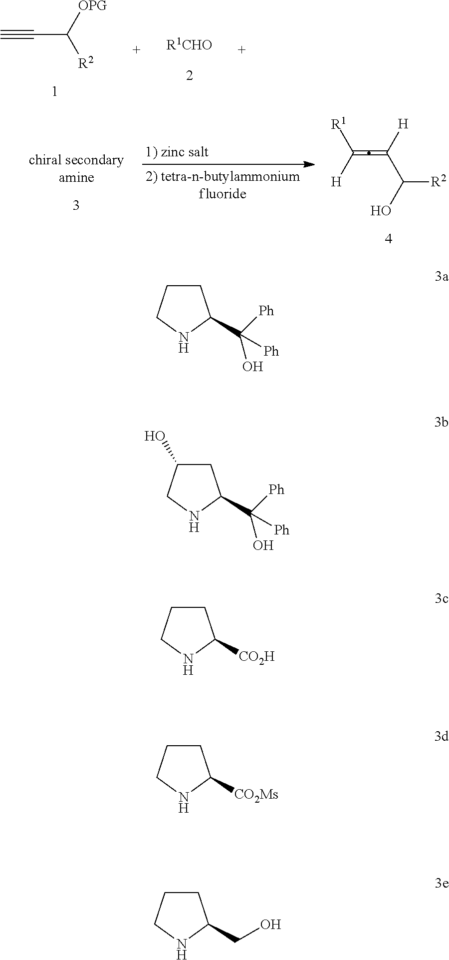 Optically active axially chiral alpha-allenic alcohol, synthesis method and use thereof