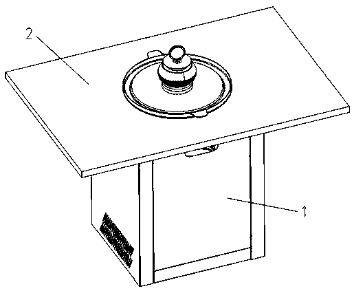 Power supply system for cooking equipment