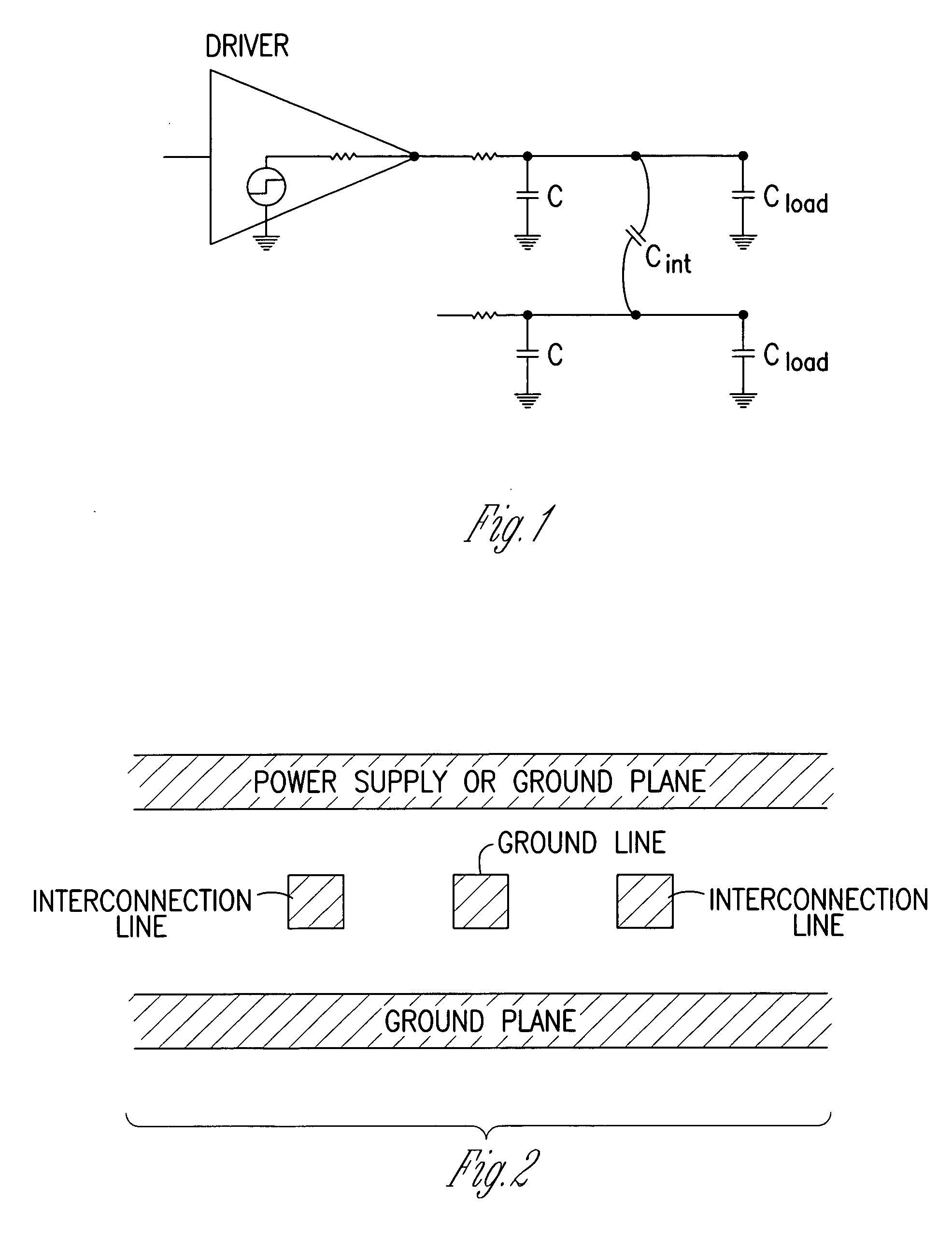 Capacitive techniques to reduce noise in high speed interconnections