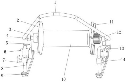 Agricultural film mulching device