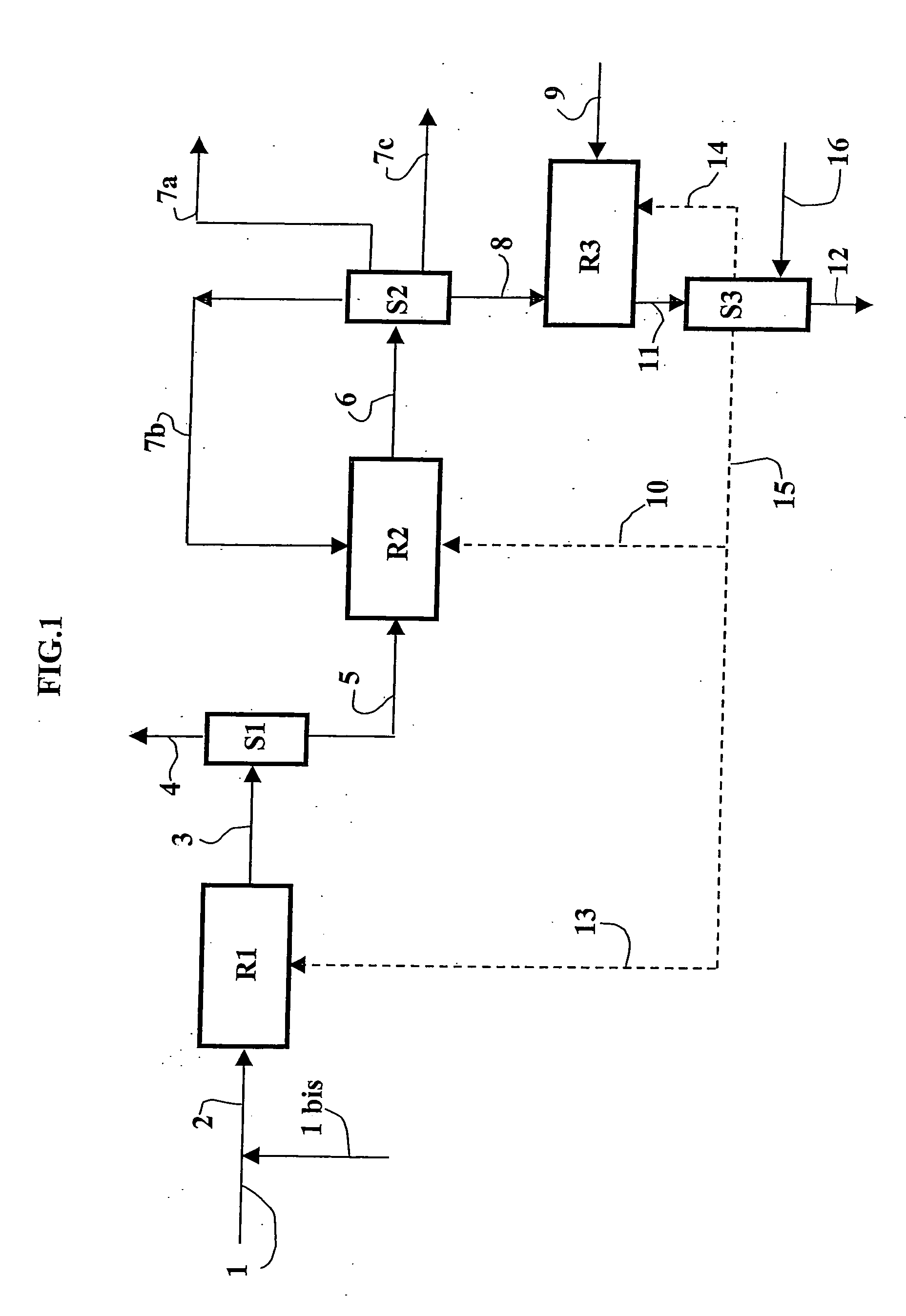 Process for multistage conversion of a charge comprising olefins with four, five or more carbon atoms, with the aim of producing propylene