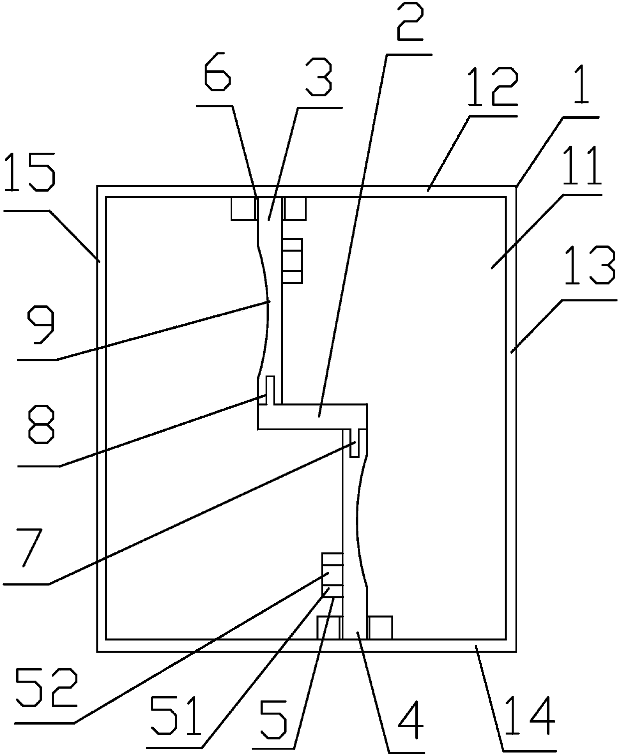 Storage structure of hidden type run-up device