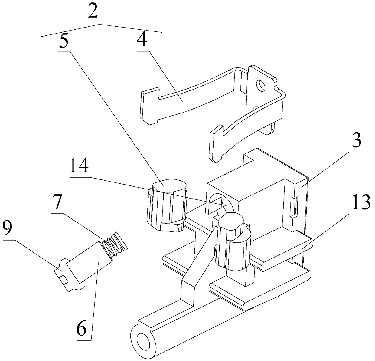 Skylight self-locking structure