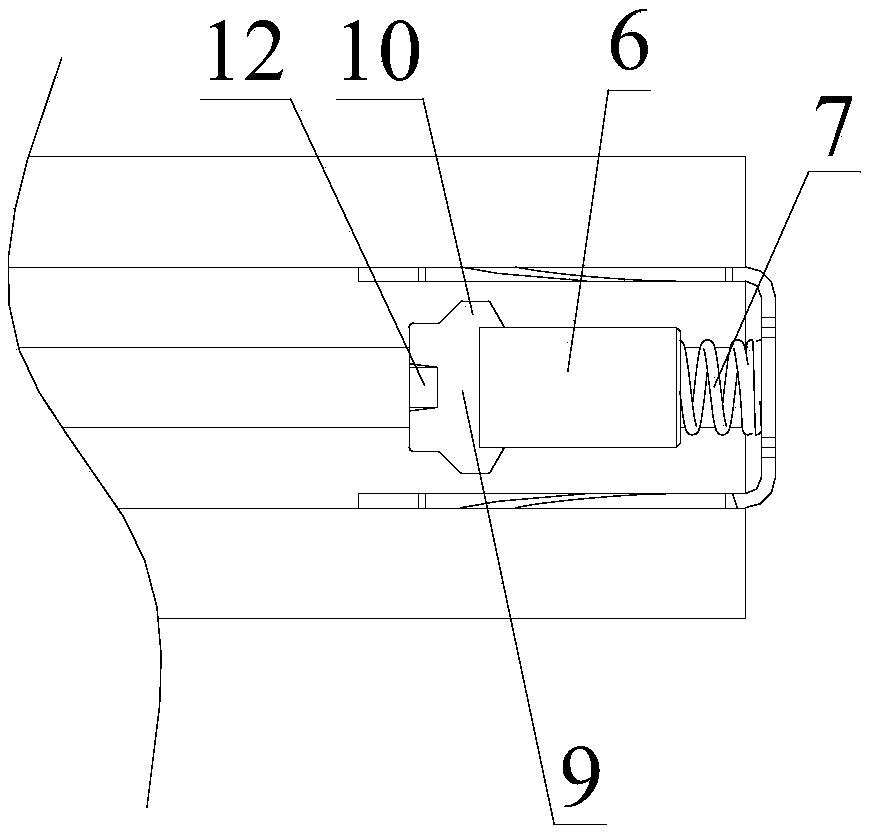 Skylight self-locking structure