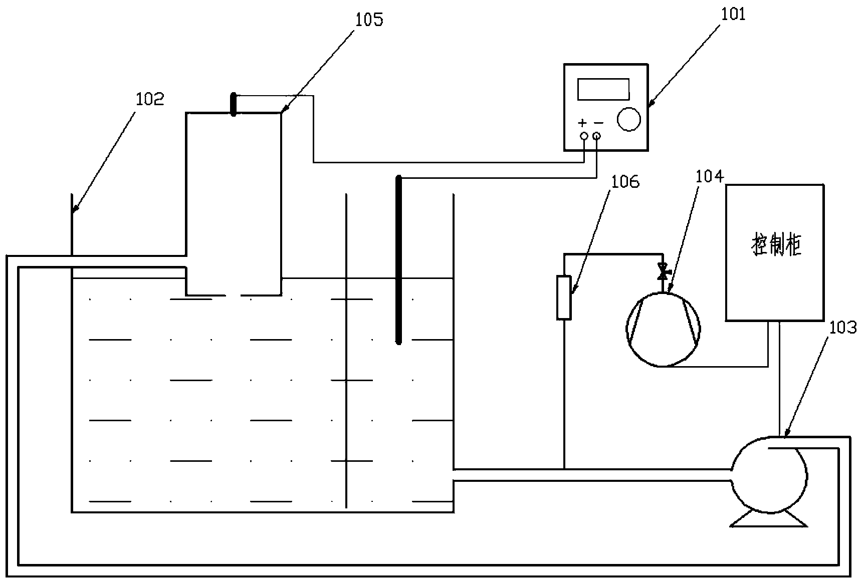 Device for reacting discharge plasma positioned on gas-liquid interface of swirl gas column