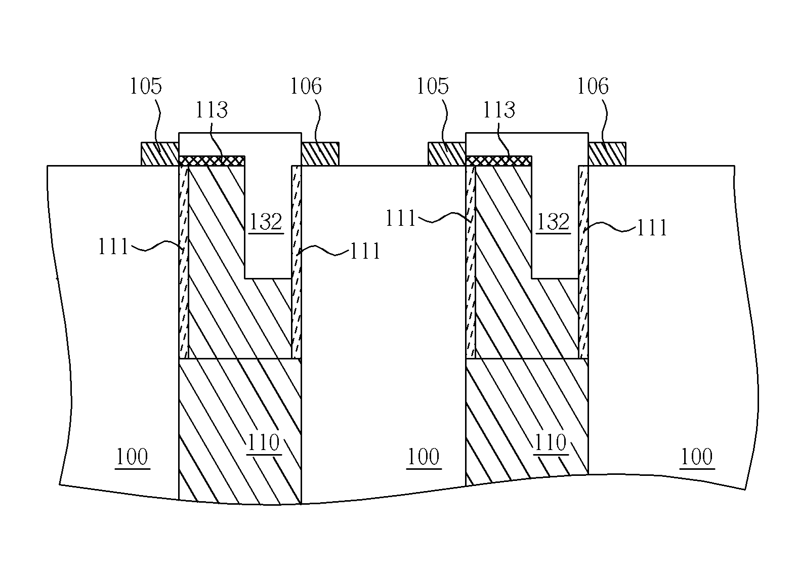 Method for forming surface strap