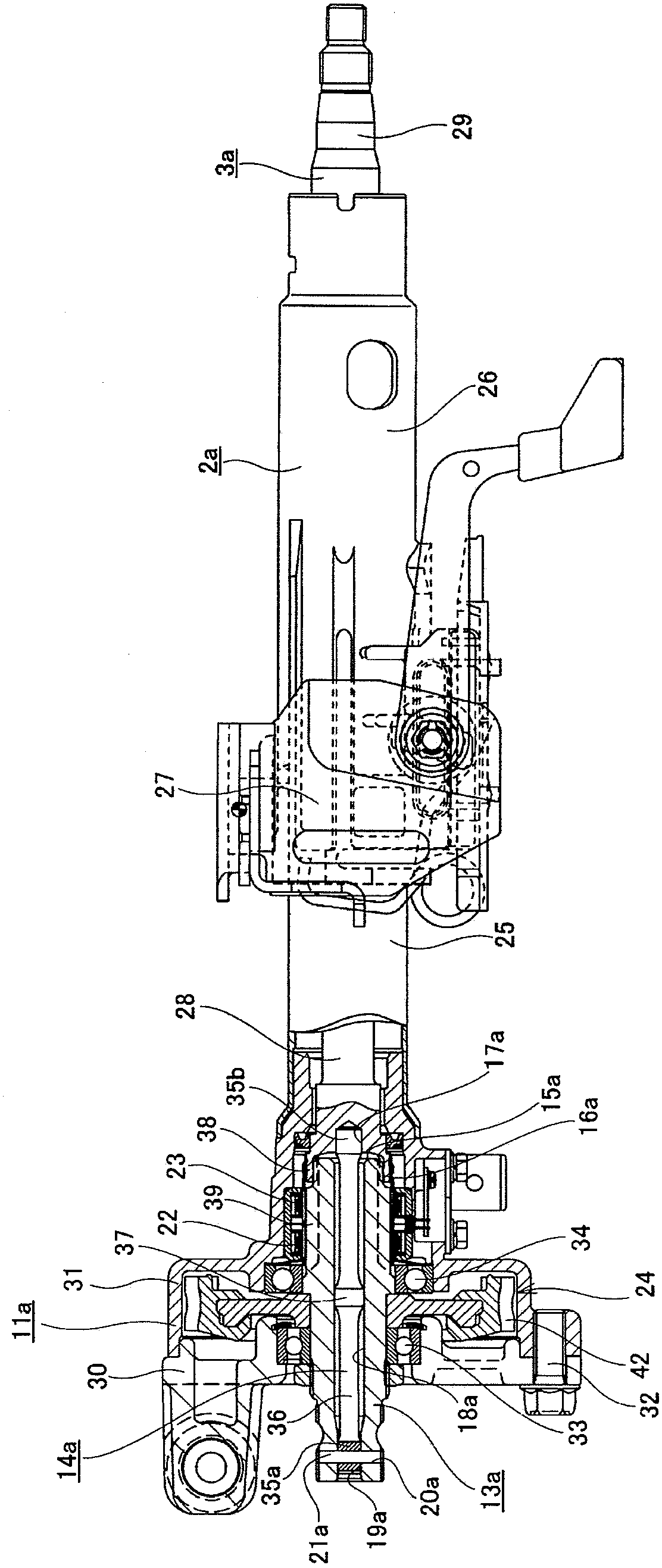 Electric power steering device and assembly method thereof