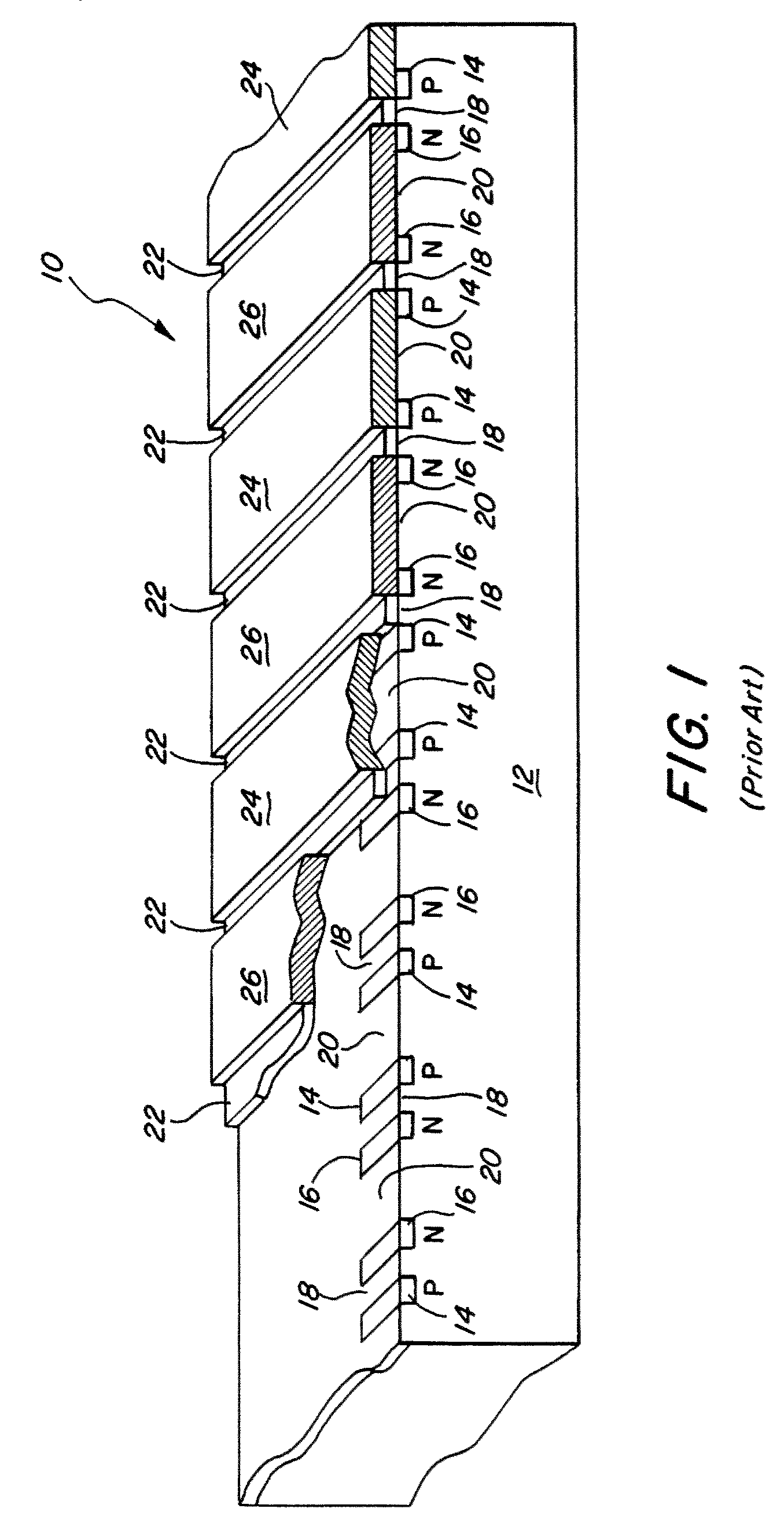 Monolithic semiconductor microwave switch array