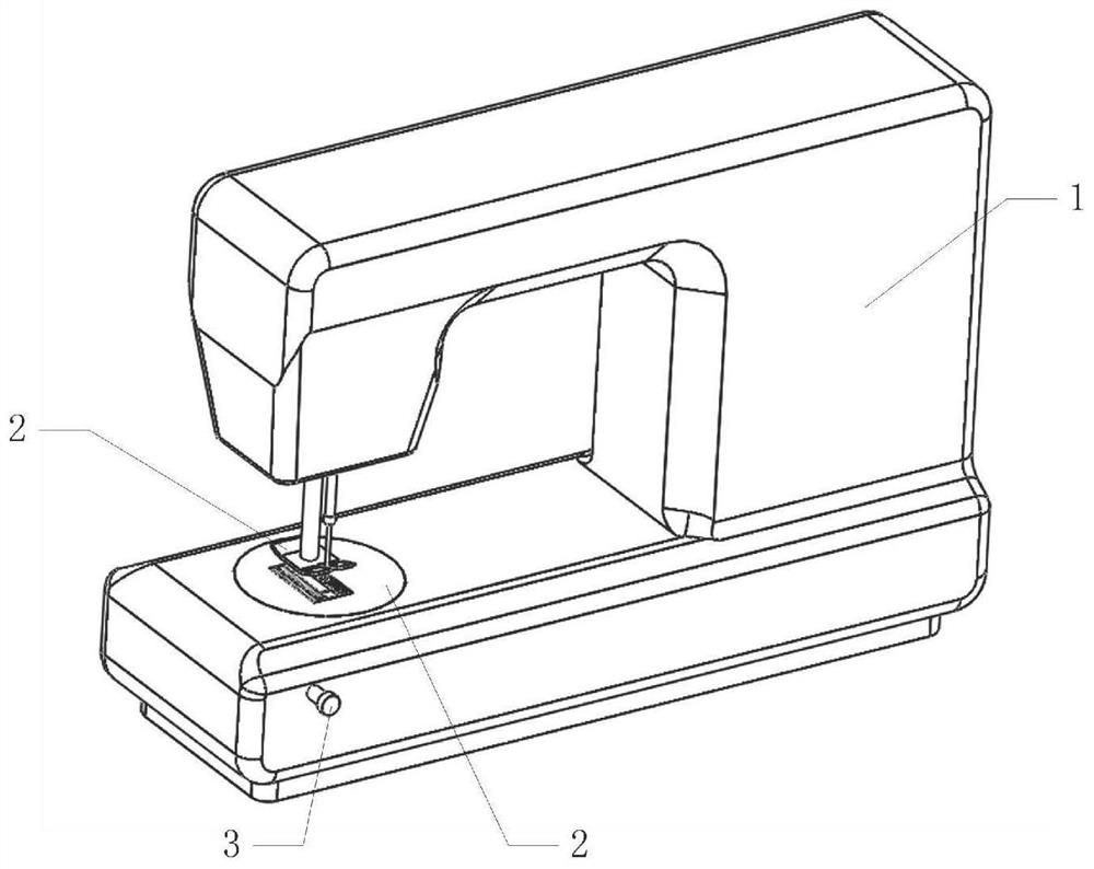 Fabric correction equipment of sewing machine